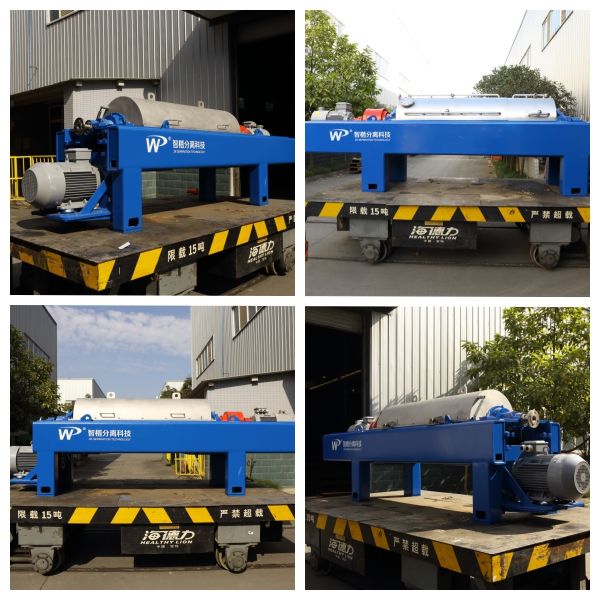 Diameter Length 650mm Two Phase Decanter Centrifuge Energy-Efficient VFD Drives, 25% Power Savings, SS316L/SS2205 Chemical Corrosion Resistance
