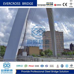 China Custom Steel Arch Bridge Top Bearing Structural Steel Bridge With Painted Surface wholesale