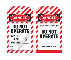 China Customized Plastic Protective Tag for Industrial Application wholesale