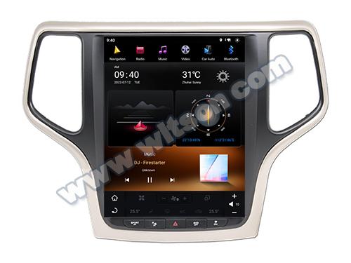 10.4" Screen Tesla Vertical Android Screen For Jeep Cherokee 2014-2020 Car