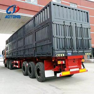 China 12000X2500X1500mm Low Bed Deck Dimension Dump Semi Trailer for Heavy Duty Transport wholesale