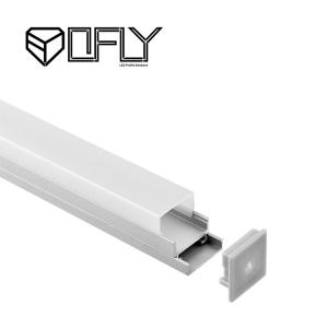 China Warm LED Lighting Profile Surface Mounted LED Profile 20*20mm Indoor LED Strip Lights wholesale