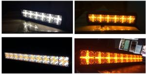 China 7D White Offroad Light Bar with Cross Daytime Running Amber fog light wholesale