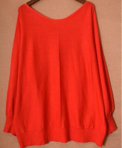 China Women'S Casual Sweaters Fashion Multicolor Loose Collar Red Color wholesale