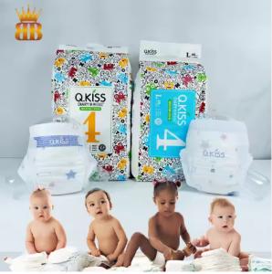 China Super soft breathable top sheet custom printed disposable baby diapers wholesale