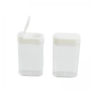 China 15cc Flat Flip Top Cap Pill Bottle for PS Transparent Candy Container in Any Color on sale