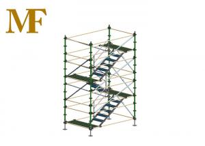 China Frame Scaffolding Accessories Cross Brace Metal Staircase Ladder Plank on sale