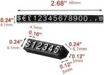 Customizable Jewelry Shop Pricing Tag Display Cube for Display Racks