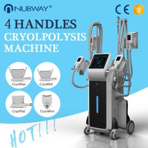 China 4 handles coolsculpting cryolipolysis fat freezing slimming system 4 handles work at the same time wholesale