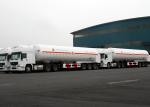 52600L LNG Tank Truck Trailer Tri Axles For Liquid Natural Gas Transport