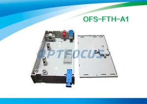China FTTH Mini Fiber Optic Terminal Box 3 SC / FC / ST Adapor 6 LC Pigtails wholesale