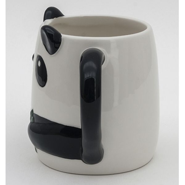 Wholesale customized handmade cute animal 3d drinking cups tea coffee ceramic mug gift