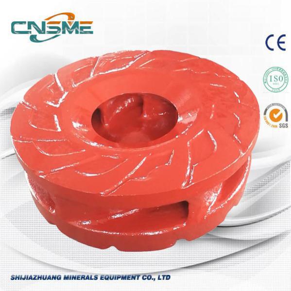 Higher Pressure Slurry Pump Spare Parts 6 Vane Impeller For Centrifugal Slurry