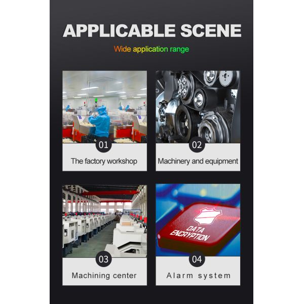 Q3T ABS+PC Single Layer Stack Light 2835 SMD LED 70000H Lifespan 60-70 Flashes/Min 3/4 Holes Foldable Mount Machine Alarm Indicator Light