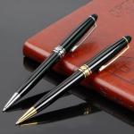 Popular Black Hotel metal pen with custom laser engraving logo