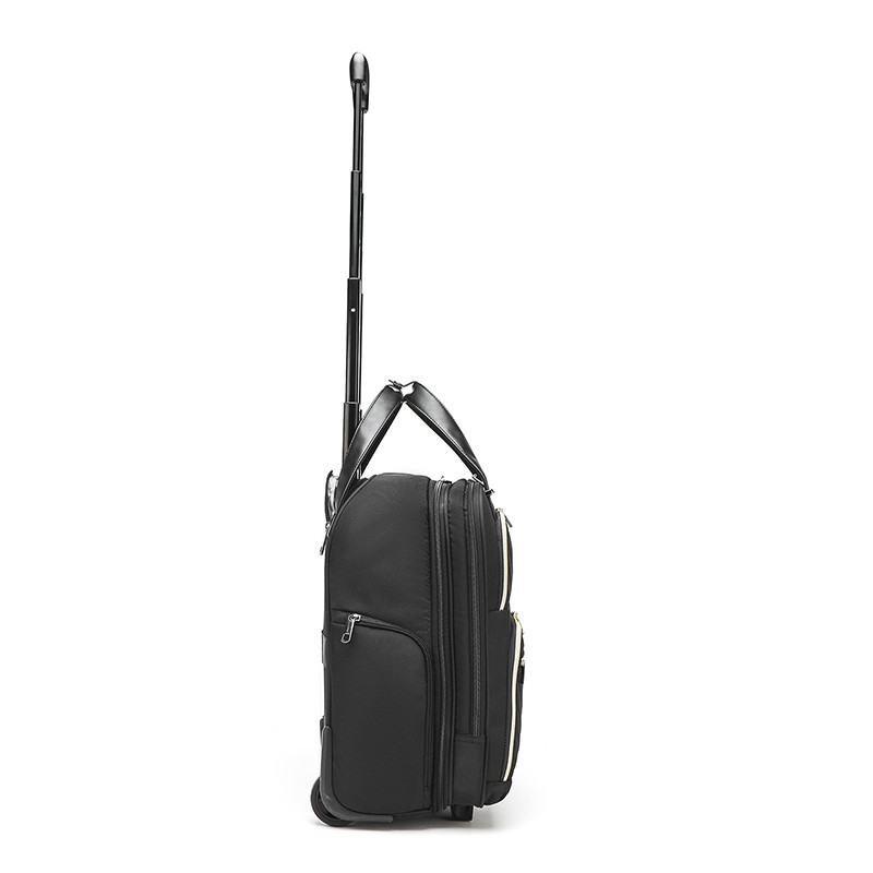 19 Inch Carry On Underseat Multi Functional Suitcase For Men Luggage Cart Trolley