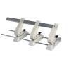 Buy cheap White Color 16 sheets metal adjsutbale 3 holes paper puncher with Ruler from wholesalers
