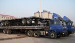 Container Chassis Trailer Flat Bed Trailors , Skeleton Semi Low Bed Semi Trailer