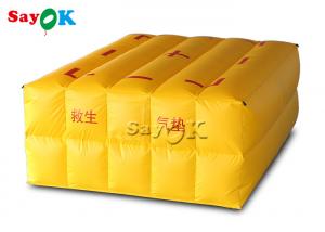 China Square Inflatable Lifesaving Pad Yellow Water Lifesaving Equipment wholesale