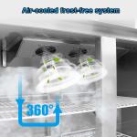 797L Upright Refrigerator Freezer Commercial Frost Free Smart Low Temperature