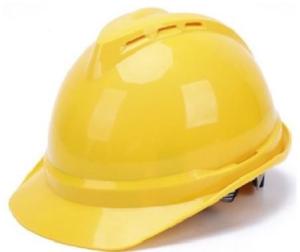 China Anti Smash PE Yellow Hard Hat OEM Safety Helmet Construction wholesale