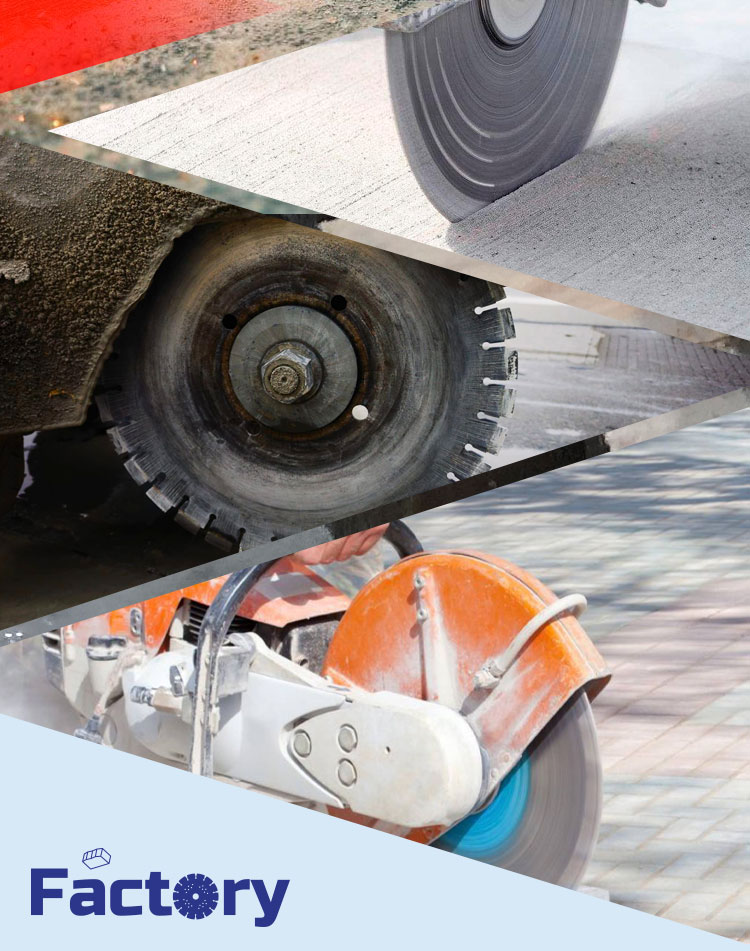 300-600mm Industrial Grade Diamond Saw Blade for Asphalt Cutting Sintering Segmented