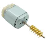 FC-280 4.5V 3V DC Mini Motor , Compact Low Noise DC Motor With Worm Gear
