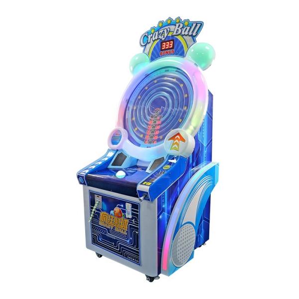300W Redemption Arcade Machines / Crazy Ball Lottery Ticket Arcade Pinball