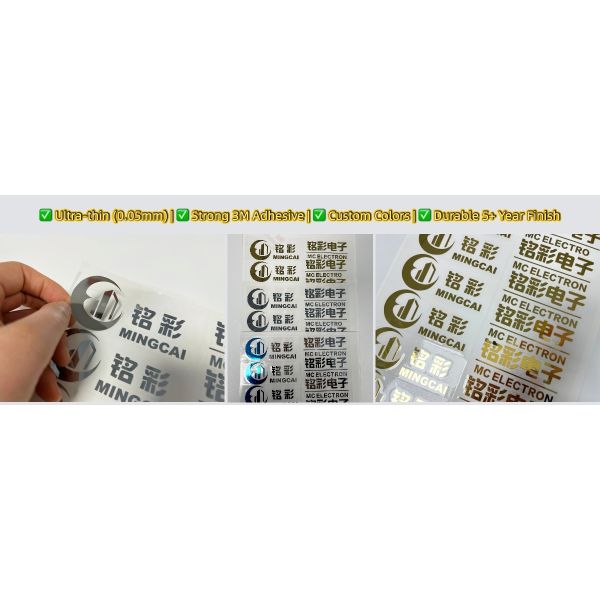 Custom UV Transfer Sticker Self Adhesive Transfer Decal with High Resolution Printing and Waterproof Finish for Brand Labeling