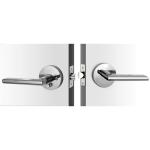 Chrome Tubular Locks 60mm or 70mm Backset For Bathroom Doors Zinc Alloy
