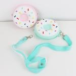 Mini Silicone Donut Shoulder Bag Waterproof Colorful Multi Functional