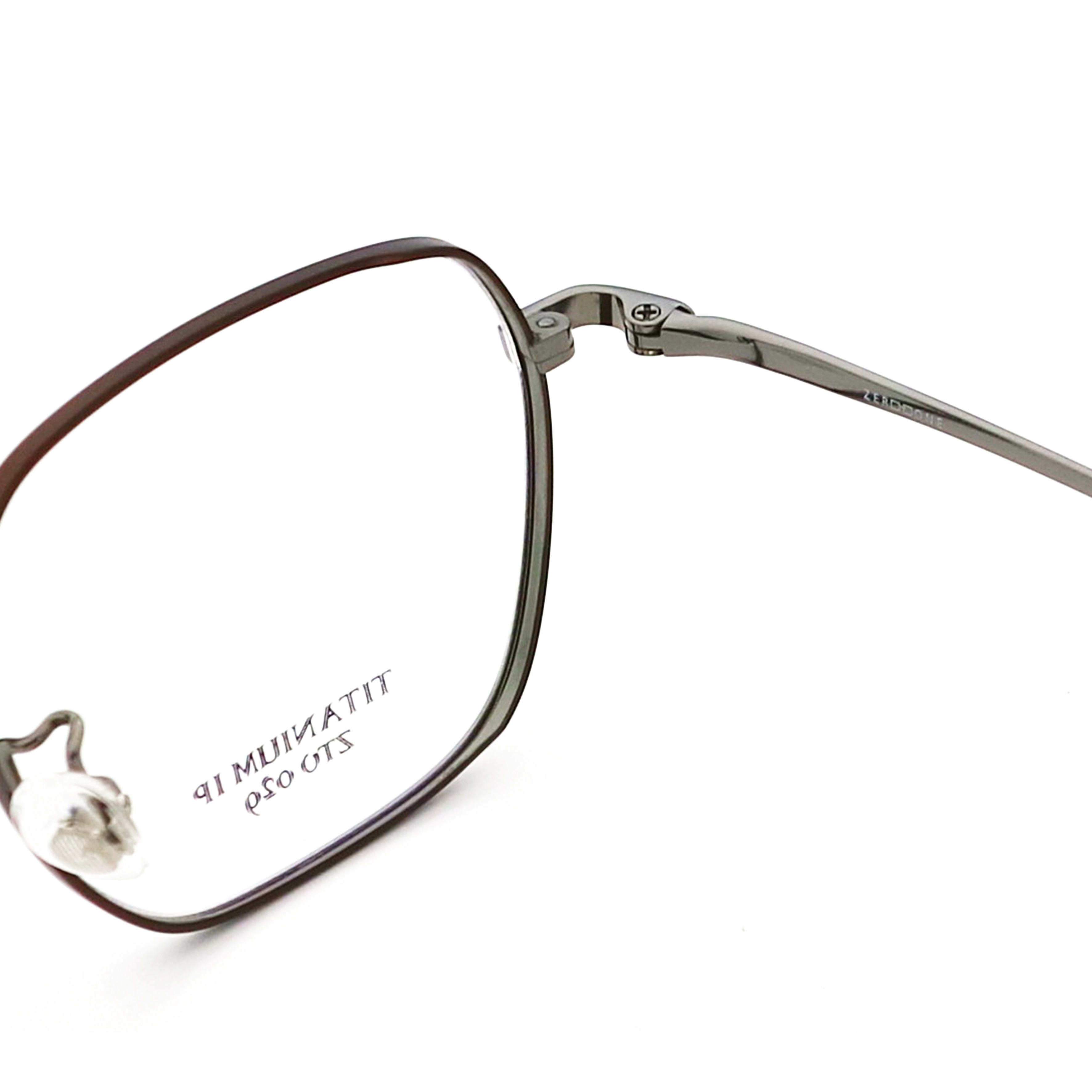 ZTO 029 Vintage Decorative Full Rim Beta Titanium Glasses Frame