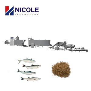 China Electric Gas Twin Screw Floating Fish Food Pellet Making Machine Extrusion wholesale