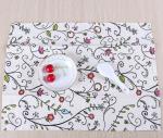 Printing Style Rectangle Cotton Kitchen Towels With 30% Linen Cloth Material