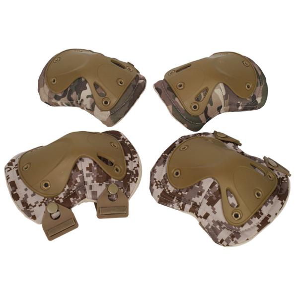Flexible Knee and Elbow Pads for Outdoor Training 600D Polyester One Size Fits