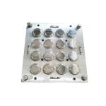 D98mm Bottle Cap Mould 16cavity Hot Runner Plastic Molding Round Cap Within Logo