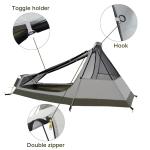 1-Person 3-4 Season Camping Hiking Lightweight Backpacking Camouflage Tent For
