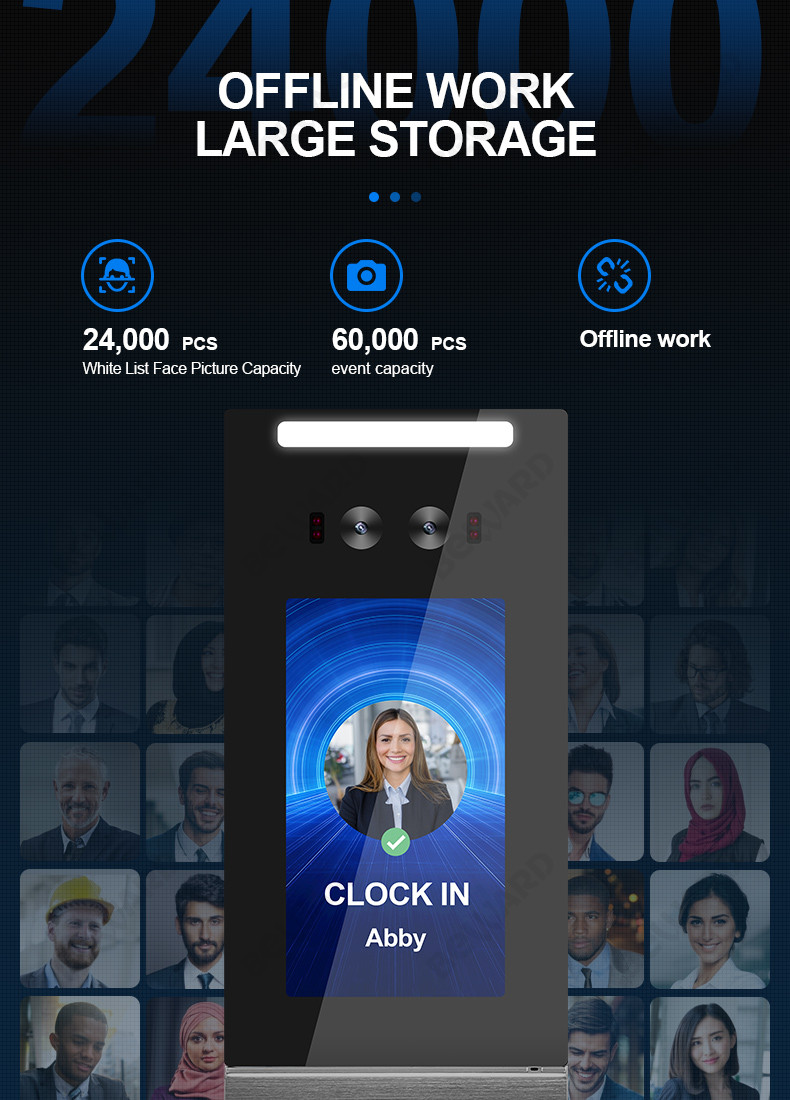 0.3s 1920x1080 120db Facial Recognition Access Control