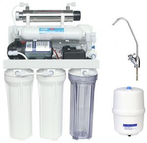 China Portable Reverse Osmosis Water Filtration System with 6W Ultraviolet sterilizer on sale