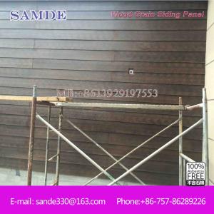 China Colorful steel wall panels exterior weatherboard material  3050*192*7.5/9mm wholesale