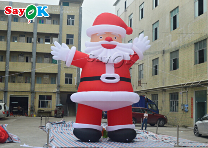 Oxford Cloth Advertising Inflatable Santa Christmas Decoration