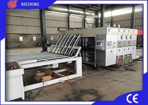 China High Speed Flexographic Box Printing Machine 3 Color 1 - 12mm Cardboard Thickness wholesale