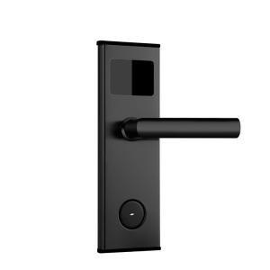 China Easloc Hotel Door Key Card System 240mm Key Card Entry Door Locks Wood wholesale