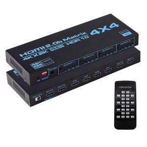 China IR Remote 4K HDMI 2.0b HDCP 2.2 Matrix Switch Splitter wholesale
