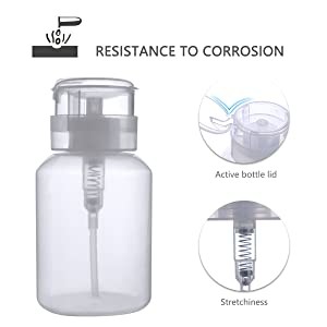 200ml 6oz Nail Polish Remover Big Bottle For Oil Water Liquid