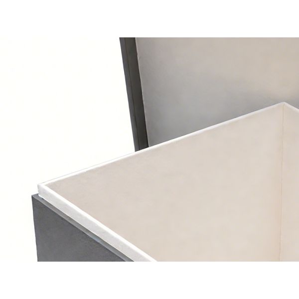 Elegant Closet Storage Box Lidded Premium Leather Look Storage Boxes For Home Organization