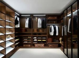 China Bedroom Wooden U Shaped Walk In Closet Storage Units For Clothing Storage wholesale