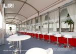 Liri Aluminum Frame tent 10m 12m clear Span with glass walls for outdoor events