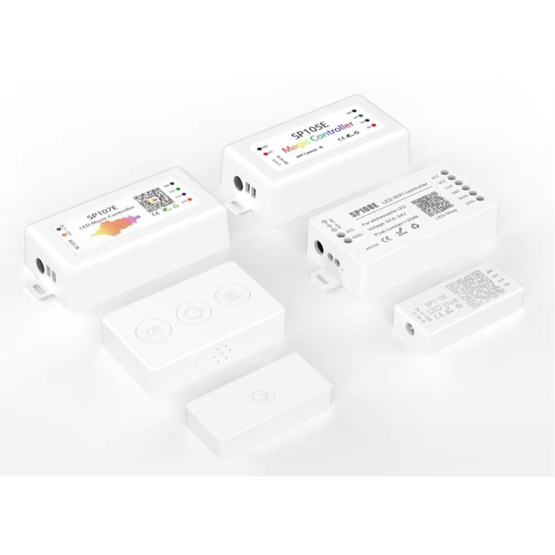 SPI App Smart LED Controller SP608E Music Sync RF Remote Control Led Pixel Controller