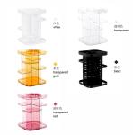 Spinning holder storage rack 360 degree rotation square cosmetic makeup storage